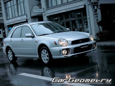   Subaru Impreza II 2001-2003  Sedan  Wagon (GD, GG)