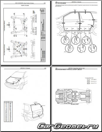   Toyota Sienna 1997-2003 (MCL10) Collision Repair Manual