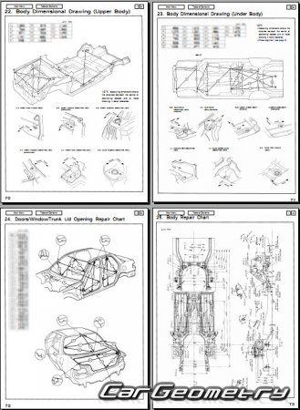    Acura Vigor (CB5) 19921994 Body Repair Manual