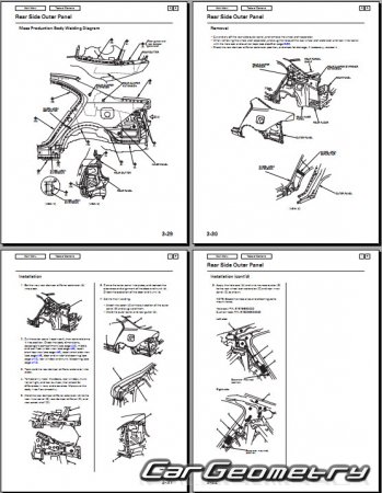    Acura TSX 20042008 Body Repair Manual