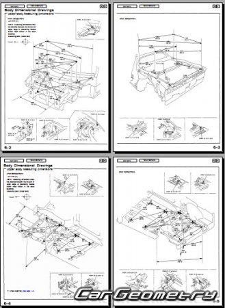   Honda NSX (NA1)  Acura NSX 19901994 Body Repair Manual