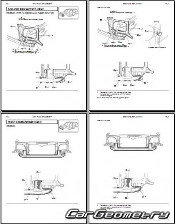   Lexus LX470 1998-2007 (UZJ100) Collision Repair Manual