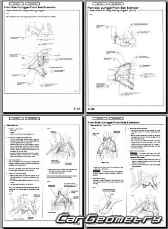    Acura 2.5TL 3.2TL 1995-1998 Body Repair Manual