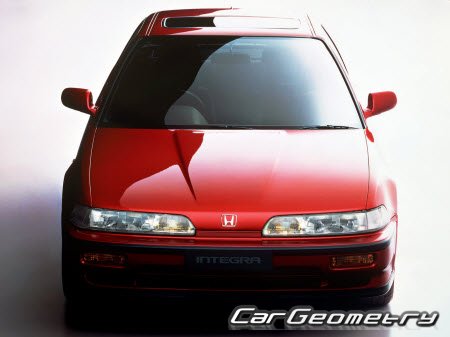   Honda Integra (Acura Integra) 1990-1993 (Sedan, Coupe) Body Repair Manual
