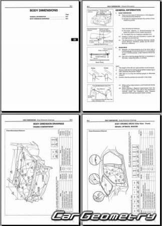    Toyota Corolla 1997-2001 (E11#) Collision Repair Manual