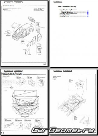  Honda Odyssey 1995-1998 Body Repair Manual