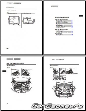    Honda Fit (Honda Jazz) 2009-2013 Body Repair Manual