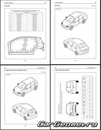   Chevrolet AVEO (T200) 2003-2008 Body Repair Manual