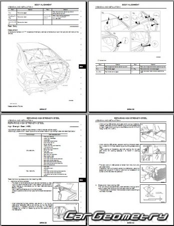   Nissan Teana (J32) 20082012 Body Repair Manual