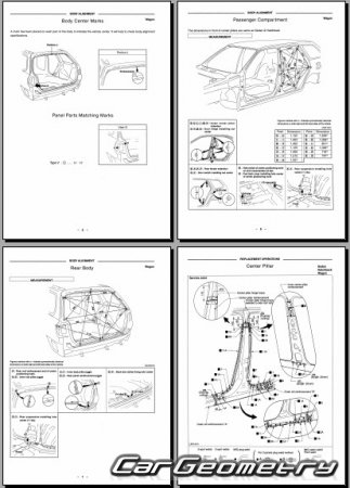   Nissan Primera 19961999  Infiniti G20 (P11) 19972002 Body Repair Manual