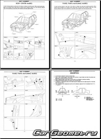    Nissan Avenir (W10) 19901998 Body Repair Manual
