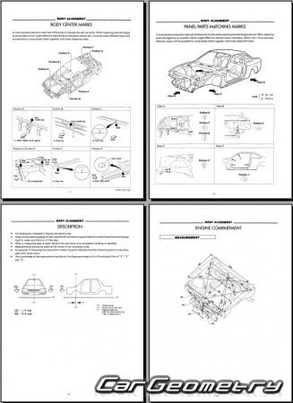   Nissan 200SX, 240SX, Silvia (S14) 1993-1998 Body Repair Manual