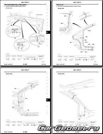   Nissan Quest (V42) 2004-2010 Body Repair Manual