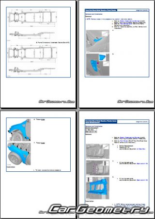    Ford Ranger  2012 Body Repair Manual