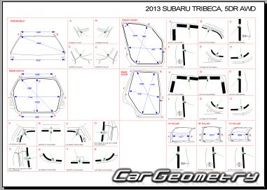    Subaru Tribeca 2008-2014 Body Repair Manual