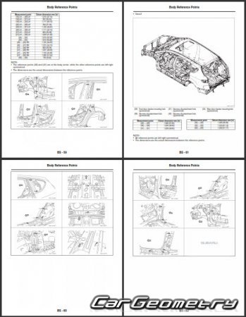   Subaru Tribeca (B9) 20062007 Body Repair Manual