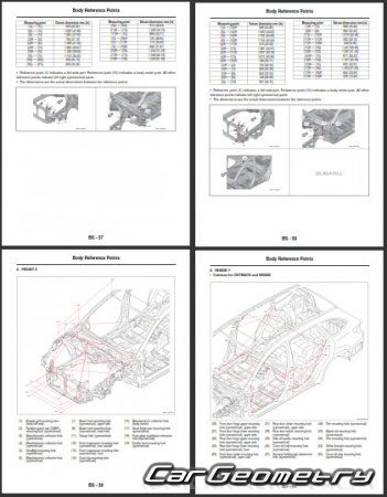 Subaru Legacy  2014  Subaru Outback Body Repair Manual