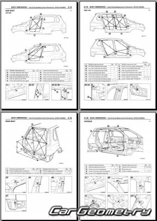 Mitsubishi Space Wagon  Mitsubishi Space Runner 19972003 Body Repair Manual