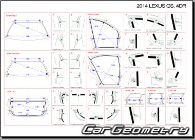   Lexus GS250, GS350  2012 (GRL10, GRL11, GRL15)