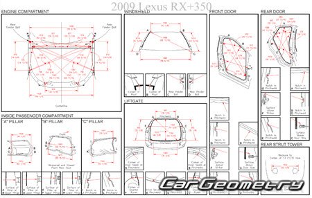   Lexus RX350/330/300 (GSU35, MCU35, MCU38) 2003-2009