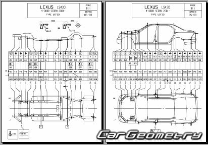 Lexus LS430 (UCF30) 20002006 Collision Repair Manual