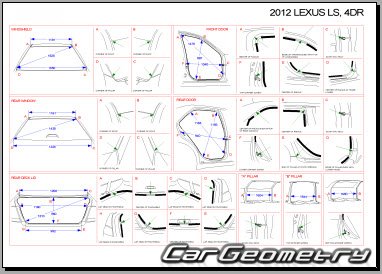   Lexus LS 460, 460L (2WD  AWD) 2009-2012 (USF40, USF41, USF45, USF46)