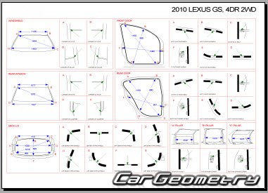    Lexus GS460, GS350, GS300 2010-2011 (URS190 GRS190, GRS196)
