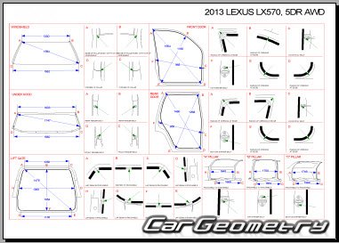    Lexus LX570, LX460 2008-2015 (URJ201, URJ202)