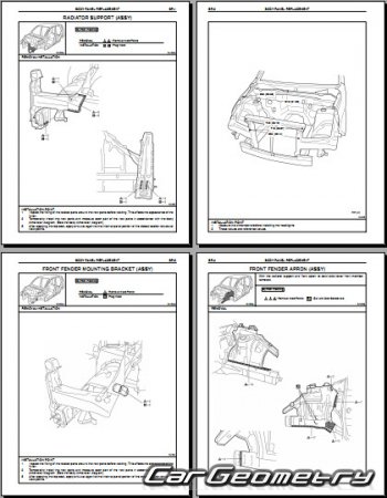 Toyota Rush (J200LE) 20062009 Collision Repair Manual
