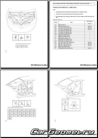 Toyota Corolla (ZRE172) 2014-2018 Collision Repair Manual