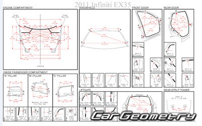   Infiniti EX (J50) 2008-2013 Body shop manual