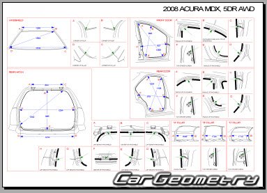   Acura MDX (YD2) 20072009 Body Repair Manual