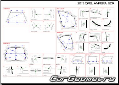 Opel Ampera 20112018 Body dimensions