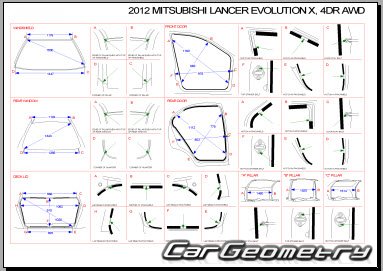    Mitsubishi Lancer Evolution X  2008-2012