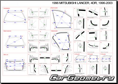   Mitsubishi Lancer 1991-2000 (Sedan  Wagon)  