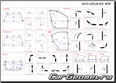   Lexus ES200, ES250, ES350  2012 (GSV60, ASV60, ASV61)