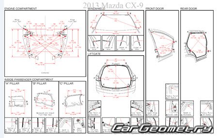   Mazda CX-9 2007-2015 Bodyshop Manual
