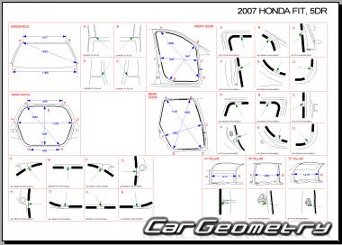   Honda Fit (Honda Jazz) 2002-2008 Body Repair Manual