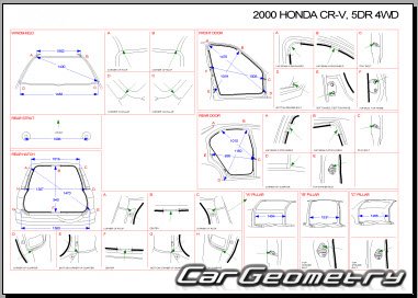   Honda CR-V 1995-2001 Body Repair Manual