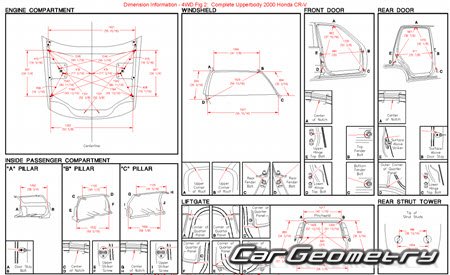   Honda CR-V 1995-2001 Body Repair Manual