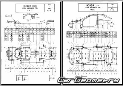    Honda Civic 1996-2000 (Sedan, Coupe, Hatchback) Body Repair Manual