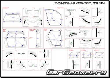   Nissan Almera Tino (V10) 20002006 Body Repair Manual