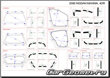    Nissan Maxima (A34) USA 20042008 Body Repair Manual