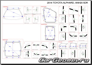    Toyota Alphard  2008-2015 (GGH20, ANH20)