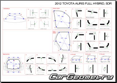   Toyota Auris Hybrid 2010-2012 (NRE150, ZRE151, ZRE152, ZWE150)