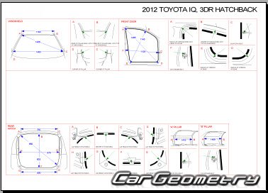    Toyota iQ  2008-2015 (KGJ10 NGJ10 NUJ10)