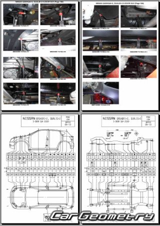   Nissan Qashqai+2 (J10E)  2008-2013 Body Repair Manual