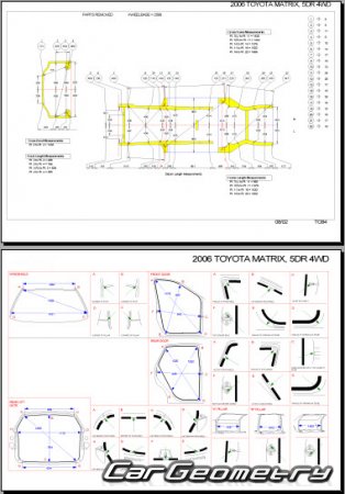Toyota Matrix 2003-2008 (ZZE132, ZZE133, ZZE134) Collision Repair Manual