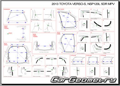 Toyota Ractis  Toyota Verso-S  2010 (NCP120 NLP121 NSP120)