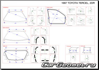 Toyota Tercel (EL50, EL53) 1995-1998 Sedan  Coupe